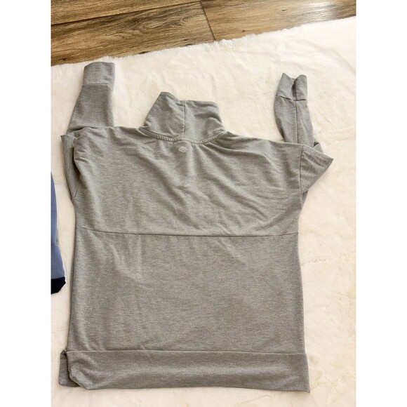 bundle 3- Zelos Athletic sweater  L Black  Pullover Cowl Comfort - Picture 11 of 11